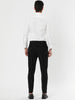 Smart Casual Striped Flat Front Zip Business Pants