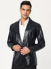 Retro Leopard Printed Luxury Notched Lapel Blazer