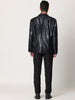 Retro Leopard Printed Luxury Notched Lapel Blazer