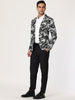 Retro Leopard Printed Luxury Notched Lapel Blazer