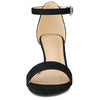 Perphy Open Toe Ankle Strap Kitten Heels Sandals