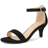 Perphy Open Toe Ankle Strap Kitten Heels Sandals