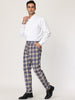 Skinny Plaid Casual Bussiness Checked Dress Pants
