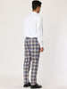 Skinny Plaid Casual Bussiness Checked Dress Pants