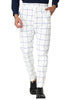 Skinny Plaid Casual Bussiness Checked Dress Pants