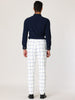 Skinny Plaid Casual Bussiness Checked Dress Pants