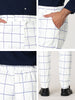 Skinny Plaid Casual Bussiness Checked Dress Pants