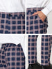 Skinny Plaid Casual Bussiness Checked Dress Pants