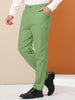 Solid Color Flat Front Skinny Business Dress Pants