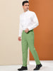 Solid Color Flat Front Skinny Business Dress Pants