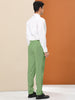 Solid Color Flat Front Skinny Business Dress Pants