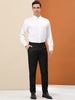 Solid Color Flat Front Skinny Business Dress Pants