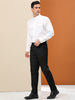 Solid Color Flat Front Skinny Business Dress Pants