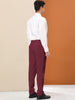 Solid Color Flat Front Skinny Business Dress Pants