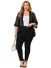 H Line Summer 3/4 Sleeve High Low Cardigan