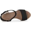 Perphy Platform Slingback High Heel Chunky Heels Sandals