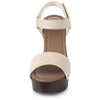 Perphy Platform Slingback High Heel Chunky Heels Sandals