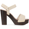 Perphy Platform Slingback High Heel Chunky Heels Sandals