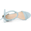 Perphy Open Toe Strappy Lace Up Chunky Heel Sandals