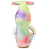 Perphy Tie Dye Platform Fur Chunky Heels Sandals