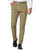 Smart Casual Plaid Flat Front Business Check Pants