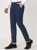 Smart Casual Plaid Flat Front Business Check Pants