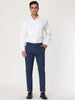 Smart Casual Plaid Flat Front Business Check Pants