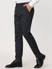 Smart Casual Plaid Flat Front Business Check Pants