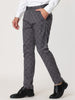 Smart Casual Plaid Flat Front Business Check Pants
