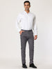 Smart Casual Plaid Flat Front Business Check Pants