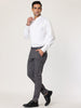 Smart Casual Plaid Flat Front Business Check Pants