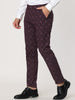 Smart Casual Plaid Flat Front Business Check Pants