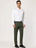 Smart Casual Plaid Flat Front Business Check Pants