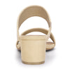 Perphy Open Toe Dual Straps Block Heels Slide Sandals