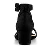 Perphy Open Toe Ankle Strap Chunky High Heels Sandals