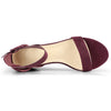 Perphy Open Toe Ankle Strap Chunky High Heels Sandals