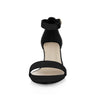 Perphy Ankle Strap Open Toe Block Heels Sandals