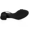 Perphy Ankle Strap Open Toe Block Heels Sandals