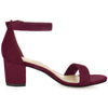 Perphy Ankle Strap Open Toe Block Heels Sandals