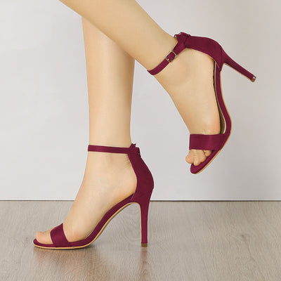 Perphy Ankle Strap Heel Stiletto High Heels Sandals