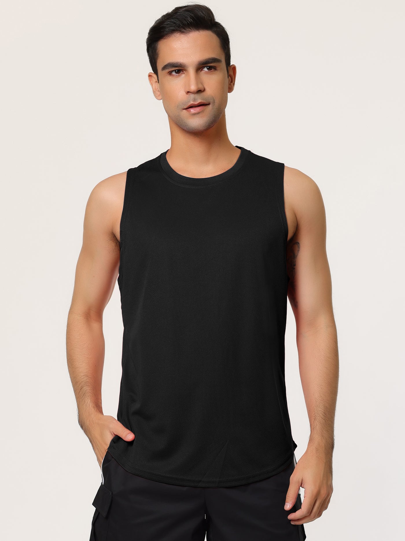 Bublédon Gym Tank Tops for Men's Sleeveless Fitness Muscle Sport Workout T-Shirts