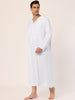 Solid Long Sleeve Hooded Loungewear Nightdress