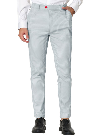 Striped Formal Business Prom Dress Pants For Men