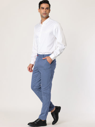 Striped Formal Business Prom Dress Pants For Men