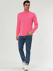 Solid Color Turtleneck Pullover Long Sleeve Shirt