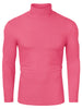 Solid Color Turtleneck Pullover Long Sleeve Shirt