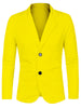 Classic Notched Lapel Solid Long Sleeve Knit Blazer
