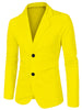 Classic Notched Lapel Solid Long Sleeve Knit Blazer
