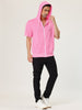 Lightweight Solid Color Zip Up Short Sleeve Hoodies