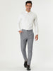 Checked Printed Flat Front Plaid Business Pants